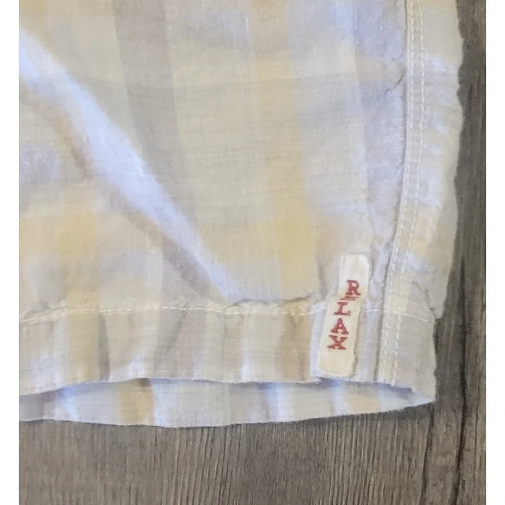 Tommy Bahama Relax Shorts Mens 42 100% Linen‎ Plaid Pro Leisure Golf